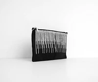 Major Bling Rhinestone Fringe Bag