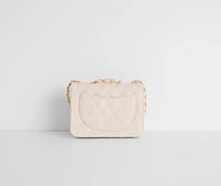 A New York Minute Faux Leather Crossbody Purse