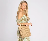 That Summer Feeling Woven Tote