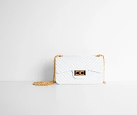 Miss Always Right Matte Jelly Crossbody Purse