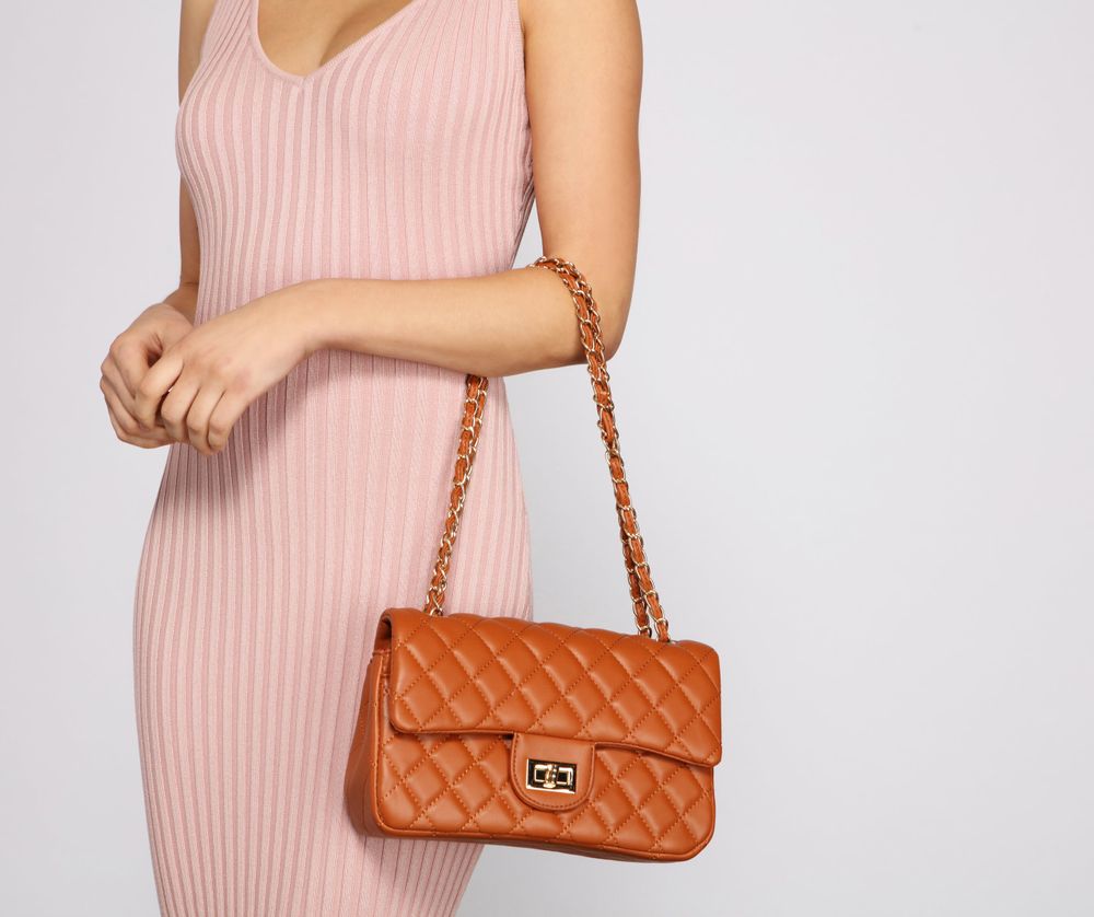 Windsor Trendy And Luxe Quilted Crossbody Purse