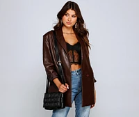 Luxe And Sleek Shoulder Bag
