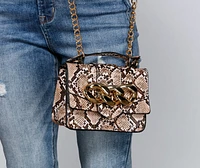 Set The Bar Snake Crossbody