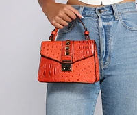 Fashionista Glam Studded Mini Purse