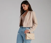 Class Act Saffiano Envelope Crossbody