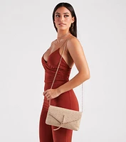 Made You Marvel Straw Tassel Crossbody Bag
