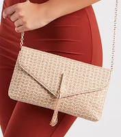 Made You Marvel Straw Tassel Crossbody Bag
