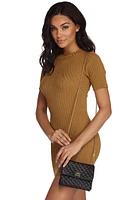 Quilted Crossbody Fanny Pack Belt