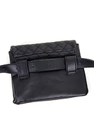 Quilted Crossbody Fanny Pack Belt