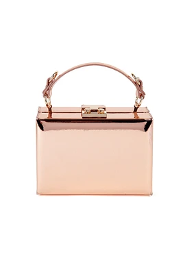 Metallic Shine Box Bag