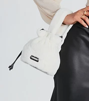 Take Me Uptown Faux Fur Bucket Bag