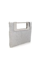 Rhinestone Mesh Handbag
