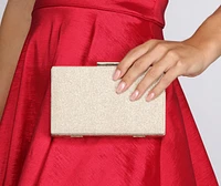 Glittering Mesh Clutch