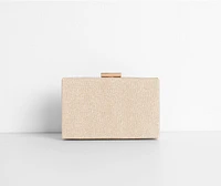 Glittering Mesh Clutch