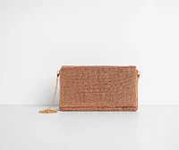 More Rhinestone Please Clutch