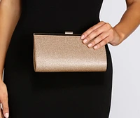 Fame And Fortune Glitter Clutch