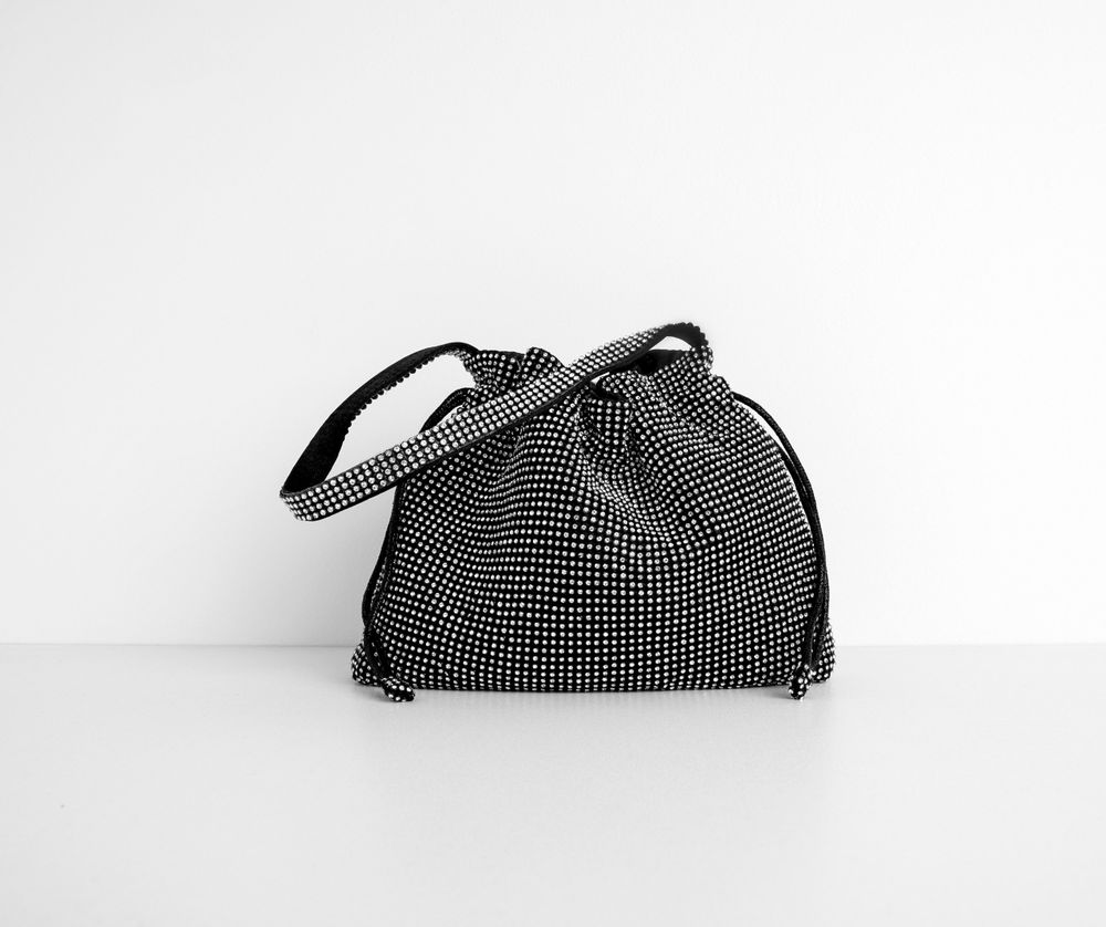 Zara, Bags, Zara Pink Rhinestone Mini Top Handle Bag