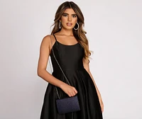 Midnight Wishes Glitter Box Clutch