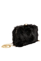 Feelin' Glam Faux Fur Clutch
