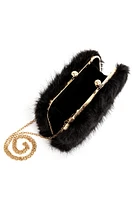 Feelin' Glam Faux Fur Clutch
