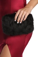Feelin' Glam Faux Fur Clutch
