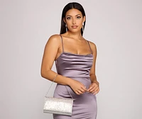 Strike A Pose Rhinestone Clutch