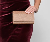 Keep It Lurex Box Clutch