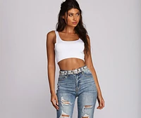 Sleek Snake Belt