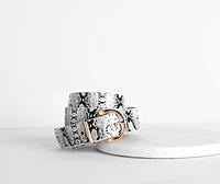Sleek Snake Belt