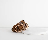 Fab Double D Ring Belt