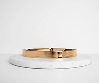 Chic & Sleek Metal Belt