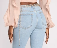 Wrapped In Gold Double O-Ring Chain Belt
