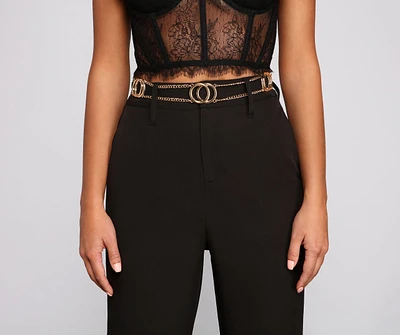 Glamorous Beauty Statement Chain Belt