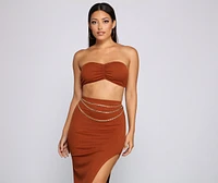 Layered Luxe Swag Chain Belt
