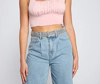 All That Glitz Rhinestone Belt