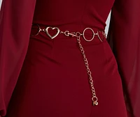Heart Strings Chain Belt