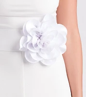 Sweet Allure Rose Statement Stretch Belt