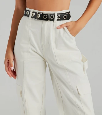 All The Trendy Vibes Heart Detail Belt