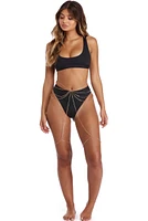 Rhinestone Body Chain And Garter
