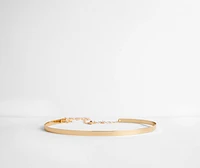 Dainty Metallic Belt
