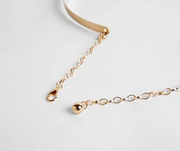 Dainty Metallic Belt