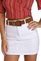Stylish Square Buckle Belt