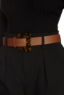Square Deal Faux Leather Belt