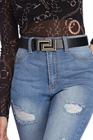Geometric Buckle Belt