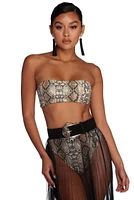 Buckle Impact Faux Suede Belt