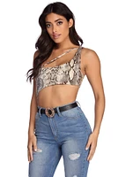 Chain Link Buckle Belt