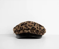 Leopard Cabby Hat
