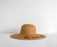 Do Not Disturb Woven Hat