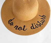 Do Not Disturb Woven Hat