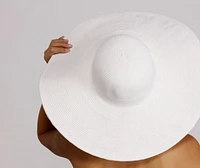 Oversized Floppy Straw Hat